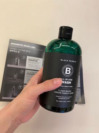 블랙페블 남성청결제 올인원 바디워시 클린 웨이브 — 5점을 준 리뷰어가 2021년 5월 올린 사용 사진