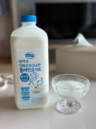 프리_[덴마크] 진하고 더 고소한 플레인 요거트 1.8L — 5점을 준 리뷰어가 2025년 7월 올린 사용 사진