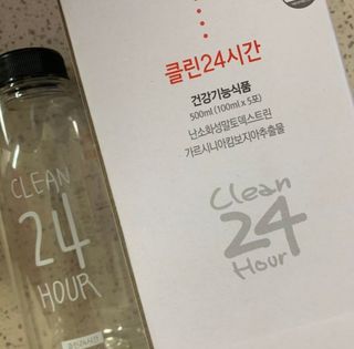 클린24시간 1BOX(5포) + 전용보틀(500ml) — 4.5점을 준 리뷰어가 2022년 7월 올린 사용 사진
