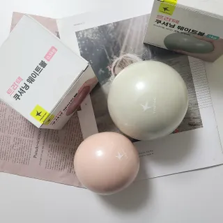 트라택 쿠셔닝 웨이트볼 0.5kg + 1kg SET — 5점을 준 리뷰어가 2022년 5월 올린 사용 사진