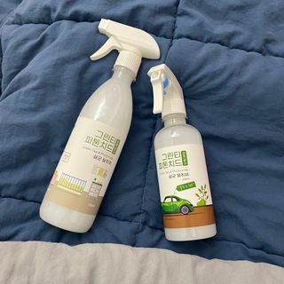 [엠메이데이] 그린티 피톤치드 감쪽같이 500ml + 손소독액 50ml — 5점을 준 리뷰어가 2021년 12월 올린 사용 사진