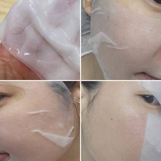쿠피 피디알엔 연어 더마 페이셜 마스크 — 5점을 준 리뷰어가 2021년 11월 올린 사용 사진
