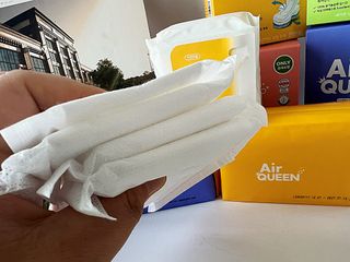 에어퀸 뉴브레스 유기농 생리대 4종 (팬티라이너 20P + 중형 10P + 대형 10P + 오버나이트 8P)_체험단 — 5점을 준 리뷰어가 2024년 6월 올린 사용 사진