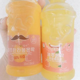 탐라원 제주의 맛, 몬딱주스 4종세트 - 한라봉몬딱주스, 천혜향몬딱주스, 청귤에이드, 당근몬딱주스 — 4.5점을 준 리뷰어가 2021년 7월 올린 사용 사진