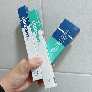 리퀴덴트 오랄케어 온가족용 리퀴덴트 더더 오랄케어 무불소 치약 + 임상시험완료 이중 미세 엠보싱 칫솔 올데이세트 — 5점을 준 리뷰어가 2021년 1월 올린 사용 사진