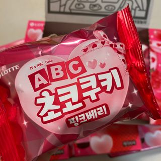 롯데제과 ABC초코쿠키 핑크베리 — 5점을 준 리뷰어가 2021년 2월 올린 사용 사진