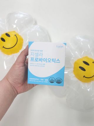 [지셀라] 프로바이오틱스 100억 유산균 보장 (1개월분 / 350mg X 30캡슐) — 5점을 준 리뷰어가 2023년 6월 올린 사용 사진