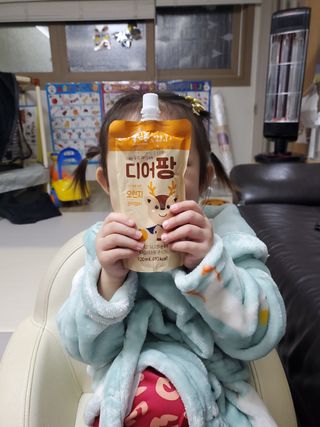 [몸엔용] 우리 아이 건강간식, 달콤한 녹용곤약젤리 디어팡 4종 — 4점을 준 리뷰어가 2021년 11월 올린 사용 사진