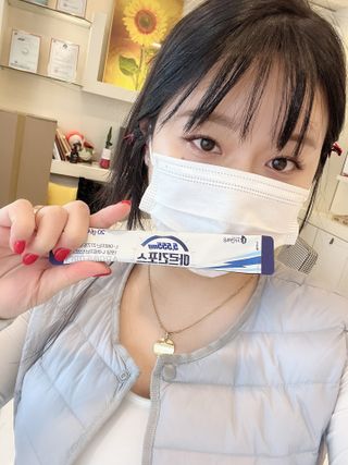 자연에온 아르긴포스 L-아르기닌 5555mg 스틱 15개입 1박스 — 5점을 준 리뷰어가 2022년 1월 올린 사용 사진