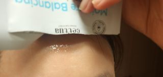 세뚜아(Cettua) [세뚜아] 모이스처 밸런싱 페이셜 마스크 Cettua Moisture Balancing Facial Mask 5매 — 5점을 준 리뷰어가 2024년 4월 올린 사용 사진