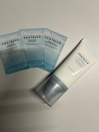 [스킨1004] 마다가스카르 센텔라 히알루-시카 워터핏 선세럼 50ml — 5점을 준 리뷰어가 2024년 5월 올린 사용 사진