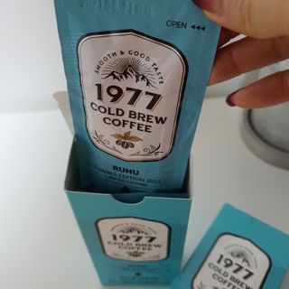 여우두마리 1977 콜드브루 스틱 더치커피 루후 커피팩토리 — 5점을 준 리뷰어가 2021년 2월 올린 사용 사진