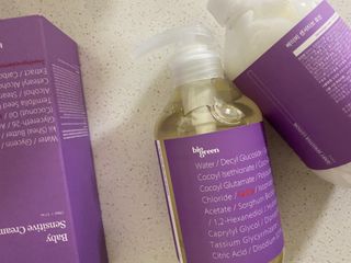 빅그린 베이비라인 3종세트 - 샴푸앤바디워시500ml,올인원로션500ml,바디크림170ml — 5점을 준 리뷰어가 2022년 11월 올린 사용 사진