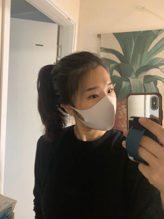 [에이블밤부] 리퓨어 쿠퍼 마스크 10color — 5점을 준 리뷰어가 2021년 2월 올린 사용 사진