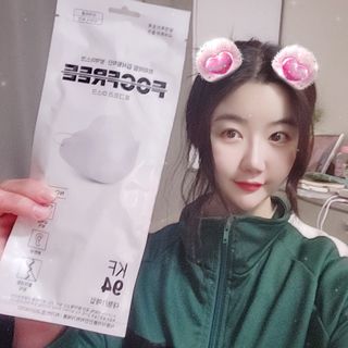 포그프리 김서림방지 마스크 KF94 10매 — 5점을 준 리뷰어가 2022년 1월 올린 사용 사진