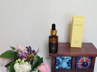 스킨큐어 산다화 비타민c 화이트닝 에센스 30ml — 5점을 준 리뷰어가 2022년 2월 올린 사용 사진