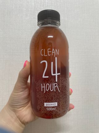 클린24시간 1BOX(5포) + 전용보틀(500ml) — 5점을 준 리뷰어가 2023년 6월 올린 사용 사진