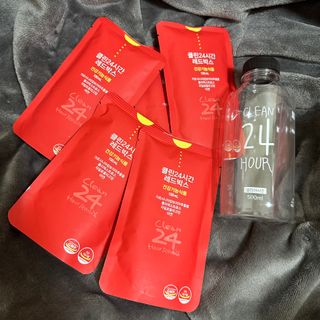 클린24시간 레드박스 1BOX(5포) + 전용보틀(500ml) — 5점을 준 리뷰어가 2024년 1월 올린 사용 사진