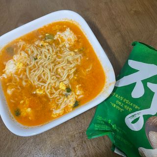 [풀무원] 자연은맛있다 정면, 백면, 홍면  세트 — 5점을 준 리뷰어가 2021년 4월 올린 사용 사진