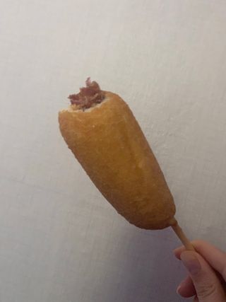오마뎅 한우핫도그 — 5점을 준 리뷰어가 2021년 5월 올린 사용 사진