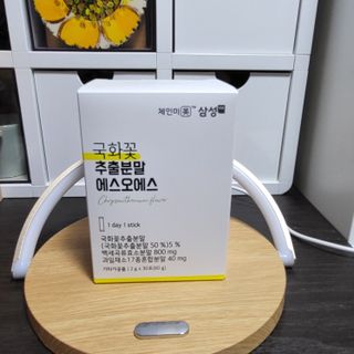 체인미 국화꽃 추출분말 에스오에스 곡류효소 과일채소 17종 혼합 분말 스틱 — 5점을 준 리뷰어가 2021년 11월 올린 사용 사진