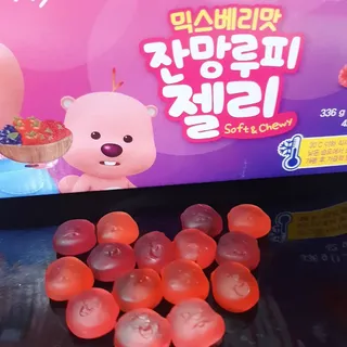 [팔도] 잔망루피젤리 믹스베리맛 42g 8개 — 5점을 준 리뷰어가 2022년 3월 올린 사용 사진