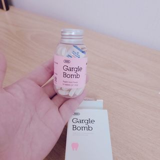 일오오오 3초 고체가글 가글밤 32정 — 5점을 준 리뷰어가 2022년 7월 올린 사용 사진