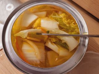 셰프애찬 단호박 백김치 1kg — 5점을 준 리뷰어가 2022년 10월 올린 사용 사진