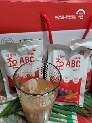 농업회사법인조은 내 몸에 조은 ABC 주스 — 5점을 준 리뷰어가 2021년 10월 올린 사용 사진