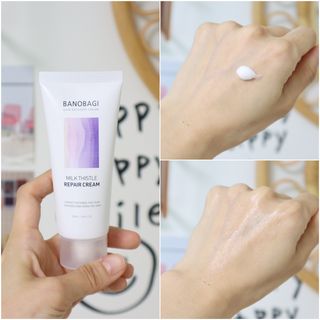 바노바기 코스메틱 바노바기 밀크 씨슬 리페어 세럼 30ml & 크림 50ml — 5점을 준 리뷰어가 2024년 5월 올린 사용 사진