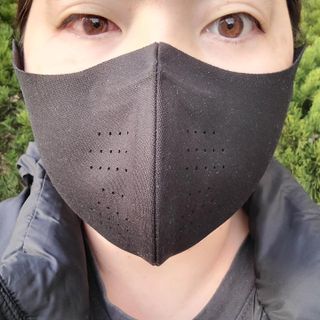 [AVAVE] 어베이브 페이스히트 스포츠 골프 방한 페이스 마스크 — 5점을 준 리뷰어가 2024년 1월 올린 사용 사진