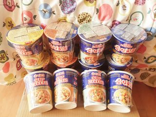 NISSIN 닛신 컵누들  4종 - 씨푸드오리지날, 씨푸드 스파이시, 씨푸드 커리, 씨푸드 XO소스 — 5점을 준 리뷰어가 2022년 12월 올린 사용 사진
