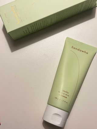 스킨큐어 산다화 울트라 젠틀 약산성 세안제 — 4.5점을 준 리뷰어가 2023년 3월 올린 사용 사진