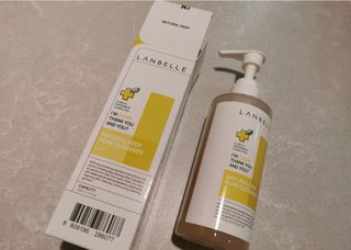 랑벨 내츄럴 딥 포어 클렌저 210ml (저자극 약산성 천연 클렌징 젤) — 5점을 준 리뷰어가 2022년 5월 올린 사용 사진