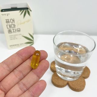 먹어도좋아 퓨어대마종자유 — 5점을 준 리뷰어가 2022년 1월 올린 사용 사진