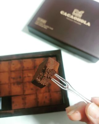 연말/새해선물 동물성 지방 NO 맛있는 비건 생초콜릿 카카올라다크 생초콜릿 — 5점을 준 리뷰어가 2021년 9월 올린 사용 사진