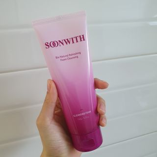 SOONWITH 바이오 내추럴 리프레싱 폼클렌징 — 5점을 준 리뷰어가 2021년 4월 올린 사용 사진