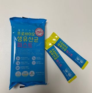 헬스업 핼스업 프로바이오 생유산균 퍼스트 — 5점을 준 리뷰어가 2021년 2월 올린 사용 사진
