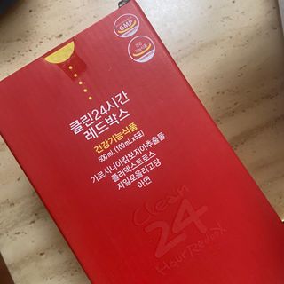 클린24시간 레드박스 1BOX(5포) + 전용보틀(500ml) — 5점을 준 리뷰어가 2024년 1월 올린 사용 사진