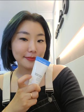 더마포레스트 모이스처라이징 아쿠아크림 / 수분크림 히알루론산 펩타이드 보습 미백 주름개선 — 5점을 준 리뷰어가 2021년 7월 올린 사용 사진