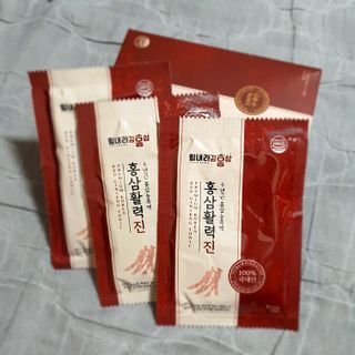 힘내라김홍삼 홍삼활력진 50ml x 5포 — 3점을 준 리뷰어가 2021년 3월 올린 사용 사진