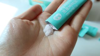 앙팡 패밀리면역 프로바이오틱스 2g x 100포 — 5점을 준 리뷰어가 2022년 10월 올린 사용 사진