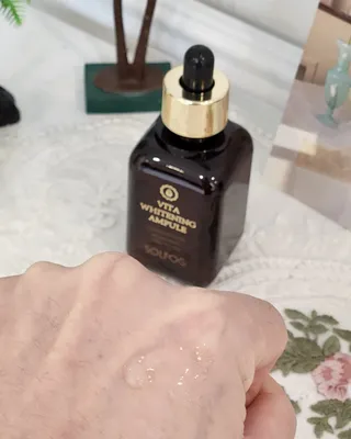 소담스퀘어 상암 솔포그 비타민 화이트닝 앰플 50ml 안티에이징 항산화 가미 잡티 트러블 세라마이드 — 5점을 준 리뷰어가 2022년 11월 올린 사용 사진
