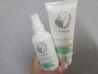 mom e 맘이 내추럴 베이비 케어 크림+바디오일 — 2점을 준 리뷰어가 2021년 1월 올린 사용 사진