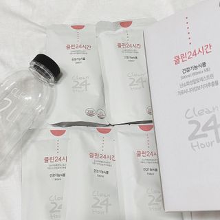 클린24시간 1BOX(5포) + 전용보틀(500ml) — 4.5점을 준 리뷰어가 2022년 8월 올린 사용 사진