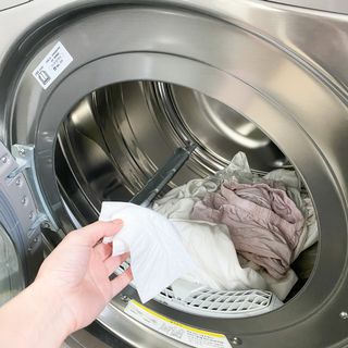 [생활공작소] 건조기용 섬유유연제 시트 80매 x 2입 — 4.5점을 준 리뷰어가 2021년 2월 올린 사용 사진