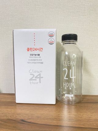 클린24시간 1BOX(5포) + 전용보틀(500ml) — 5점을 준 리뷰어가 2022년 9월 올린 사용 사진
