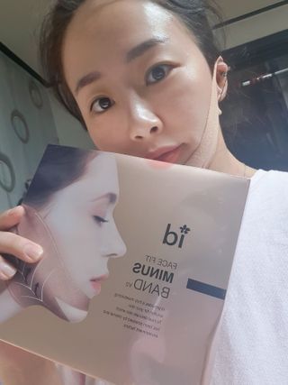 아이디플라코스메틱 아이디 페이스핏 마이너스 밴드 v2 — 1점을 준 리뷰어가 2021년 5월 올린 사용 사진