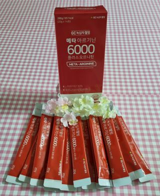 메타아르기닌 GC녹십자웰빙 메타 아르기닌 6000 플러스 오르니틴 — 5점을 준 리뷰어가 2022년 5월 올린 사용 사진