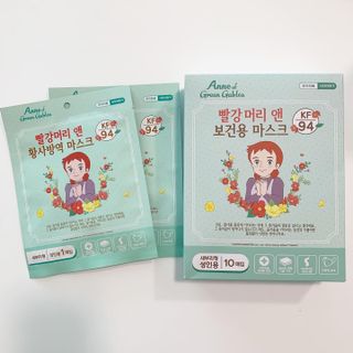 [숨그림] 2D 새부리형, 짱구, 무직타이거, 빨강머리앤 우리아이 그리고 내가 쓰는 믿을수있는 케릭터 마스크 — 5점을 준 리뷰어가 2021년 10월 올린 사용 사진